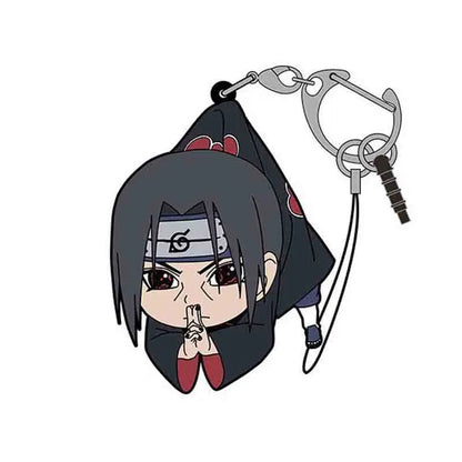 Anime Ninja Uzumaki Hatake Kakashi Uchiha Itachi Jiraiya  Acrylic Keychain Women Jewelry Gift Figures Toys