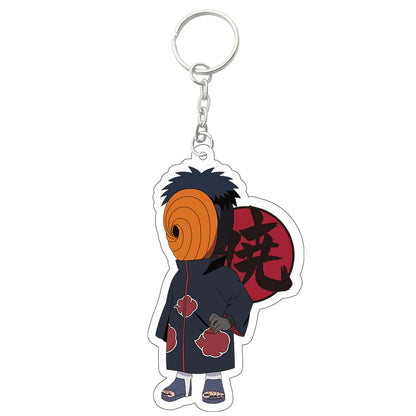 Anime Naruto Akatsuki Uchiha Itachi Acrylic Gift Girl Pendant Jewelry Cute Creative Keychain Fashion Bag Ornaments Key Ring