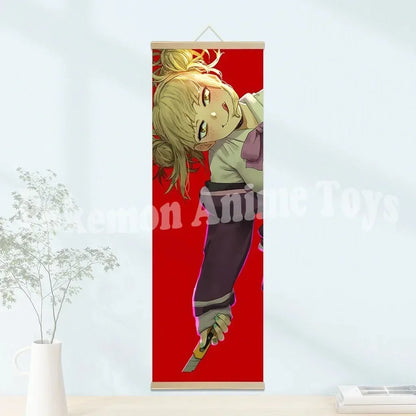 My Hero Academia Poster: Hanging Scroll, HD Quality Wall Art, Retro Posters for Home Room Wall Decoration