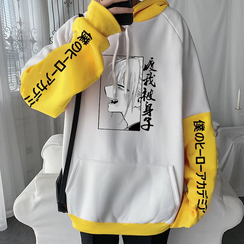 Himiko Toga My Hero Academia Anime Hoodies Men Women Long Sleeve Kawaii Manga Streetwear Harajuku My Hero Academia Sweatshirts