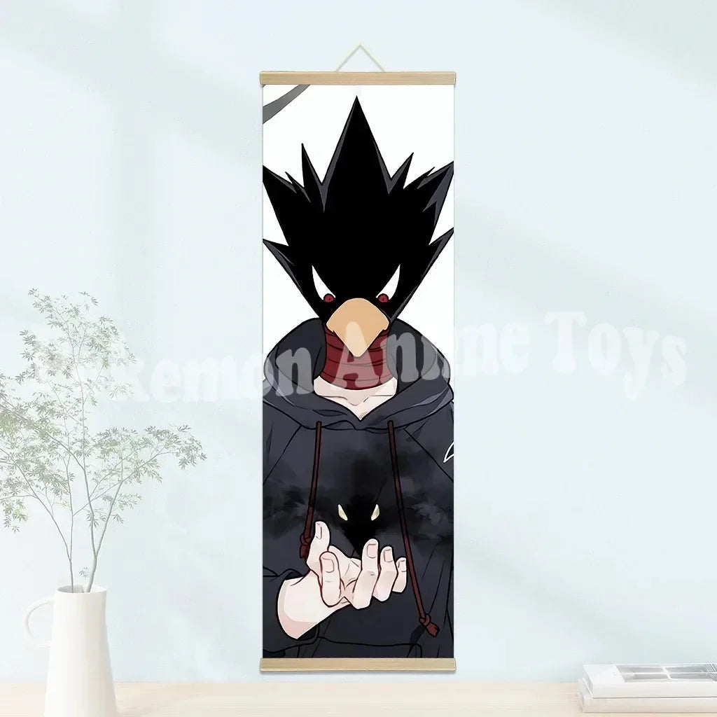 My Hero Academia Poster: Hanging Scroll, HD Quality Wall Art, Retro Posters for Home Room Wall Decoration