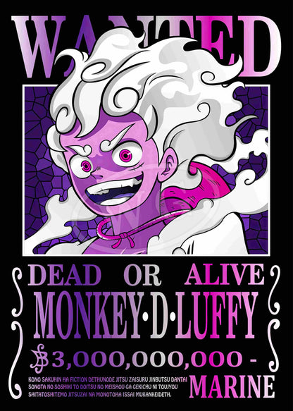 One Piece Pastable Canvas Painting Anime Figure Luffy All Characters WANTED HD Print Picture for Bedroom Wall Decoration Poster