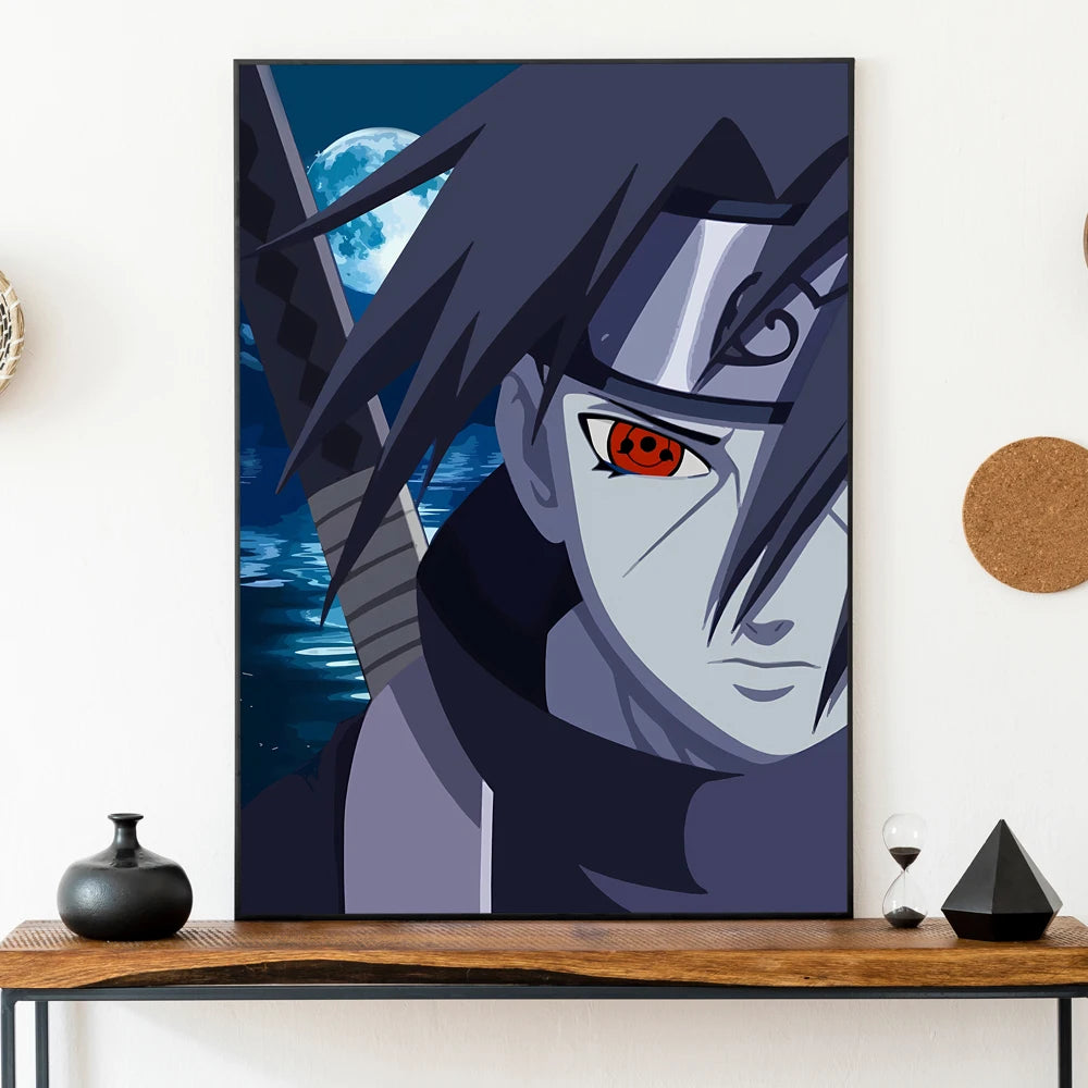 Print On Canvas Naruto High Quality Art Wall Decor Gifts Children's Bedroom Decor Modular Prints Poster Home Hanging