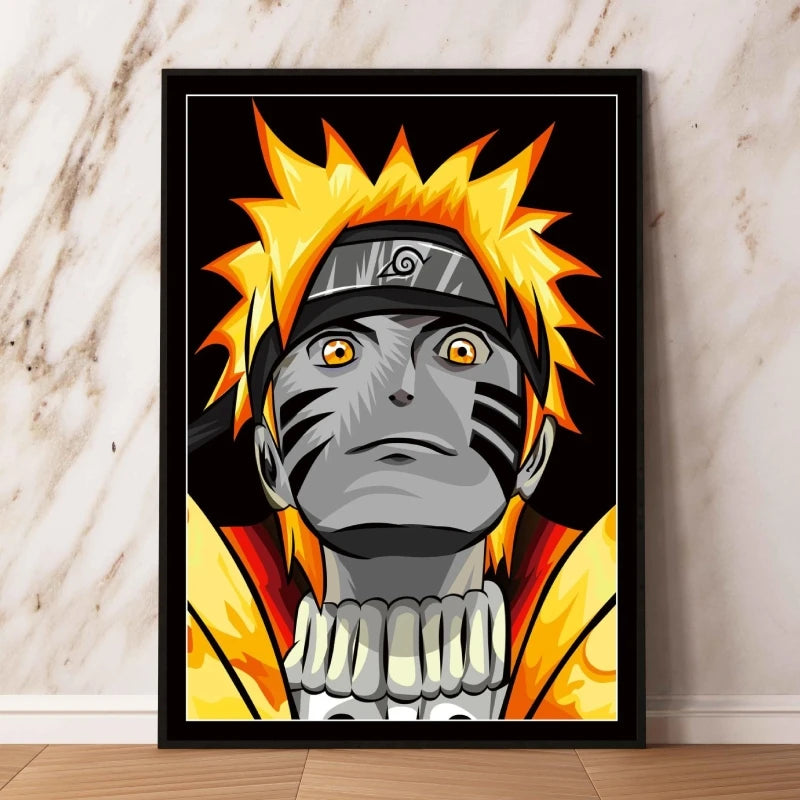 Print On Canvas Naruto High Quality Art Wall Decor Gifts Children's Bedroom Decor Modular Prints Poster Home Hanging
