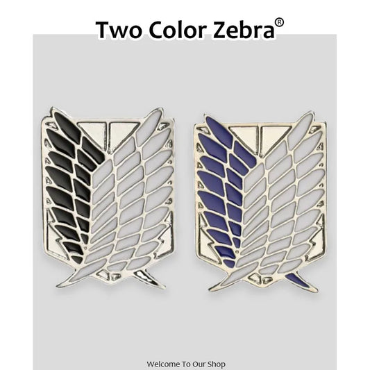 Attack on Titan Brooch Pin Anime Metal Pins Wings of Liberty Shingeki No Kyo Scout Regiment Legion Eren Badge Cosplay Accessorie