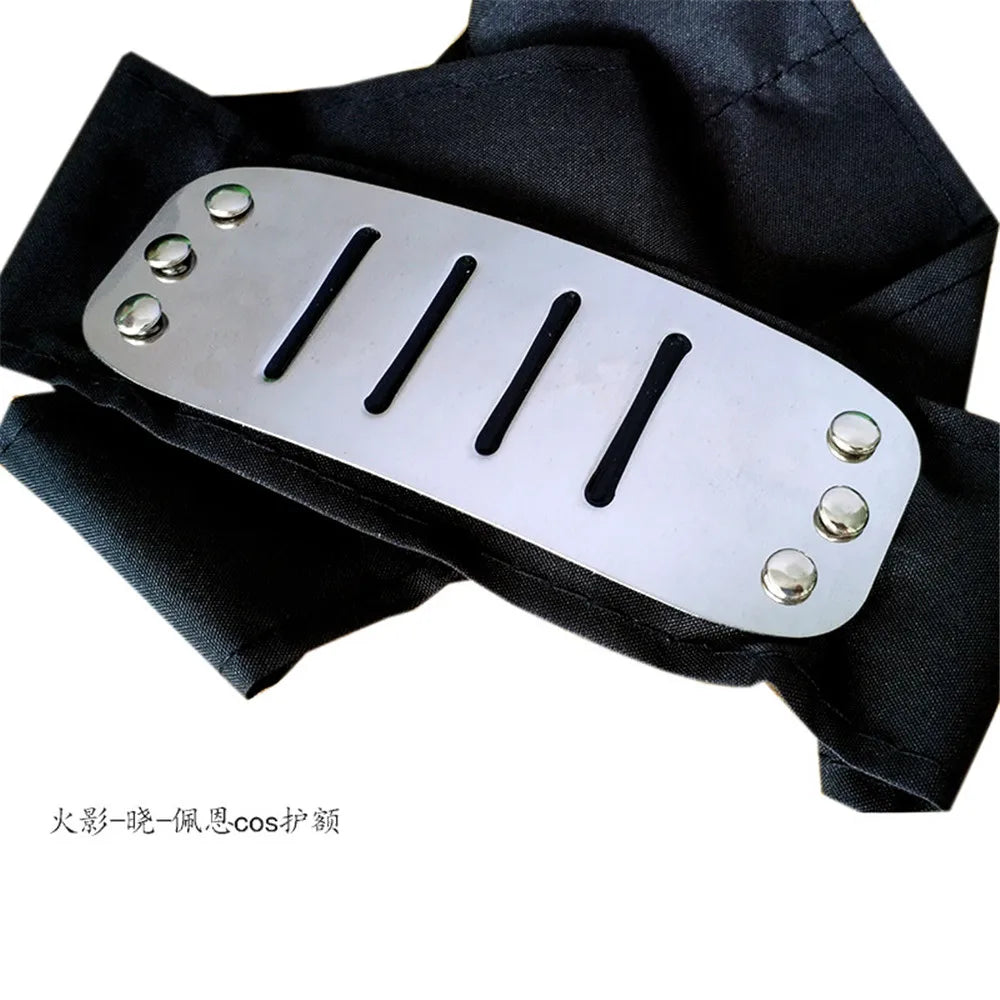 Anime Akatsuki Kakashi Konoha Headband Cosplay Costumes Accessories Itachi Akatsuki Armband Toys Props Figure Model Gift