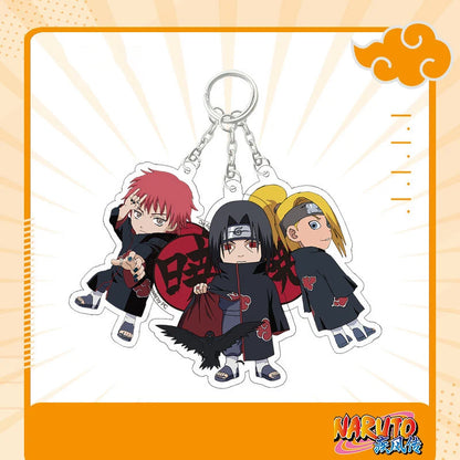 Anime Naruto Akatsuki Uchiha Itachi Acrylic Gift Girl Pendant Jewelry Cute Creative Keychain Fashion Bag Ornaments Key Ring