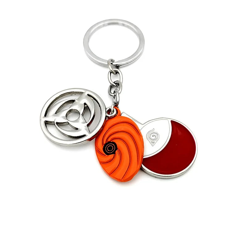 New Pendant Keychains Uzumaki Naruto Anime Figures Accessories Akatsuki Itachi Manga Men Key Chain Fans Gift Kids Toys Keyrings
