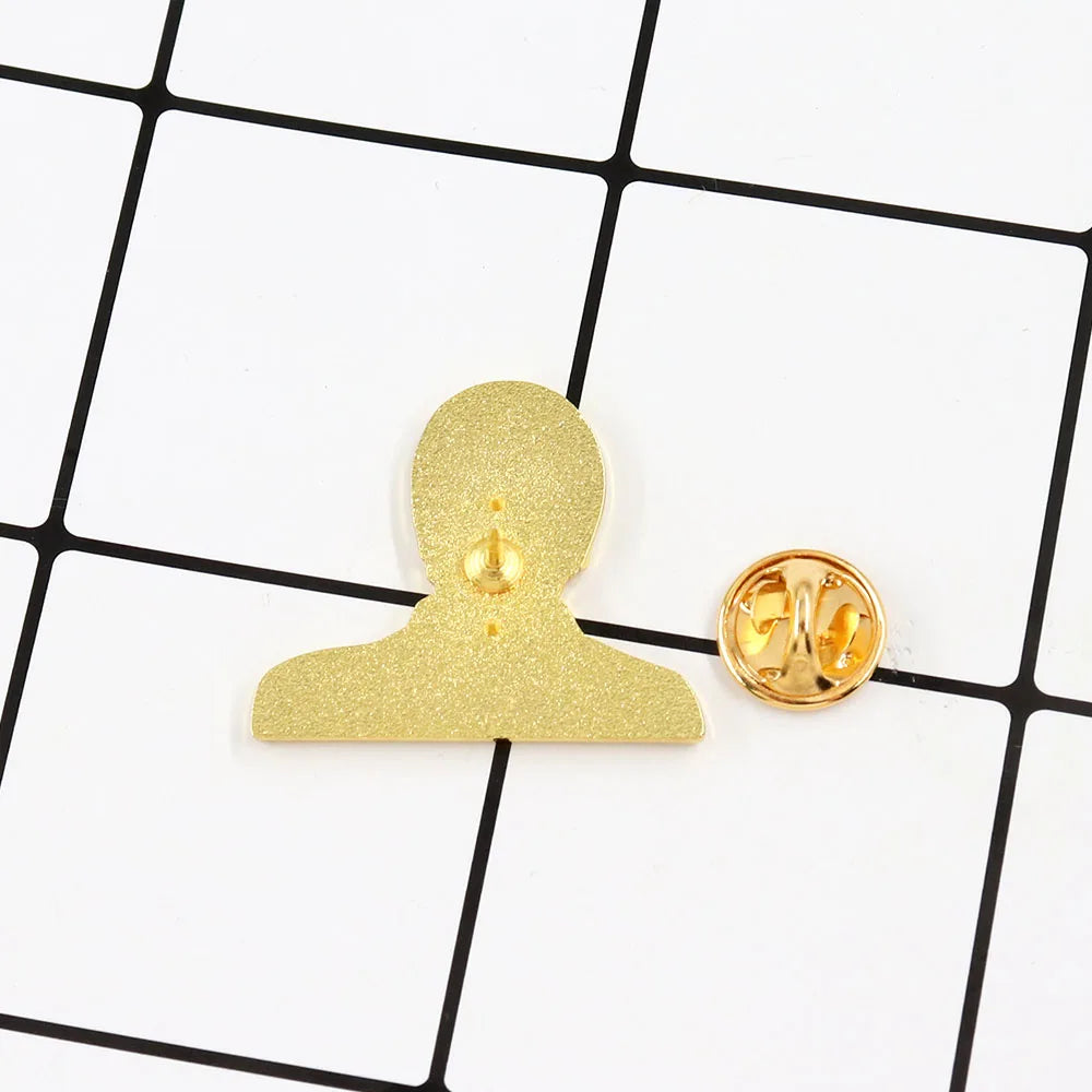 Death Note L Eating Cake Rem Enamel Pin Creativity Anime Character Light Yagami Kira Symbol Brooch Cute Peripheral Accessories