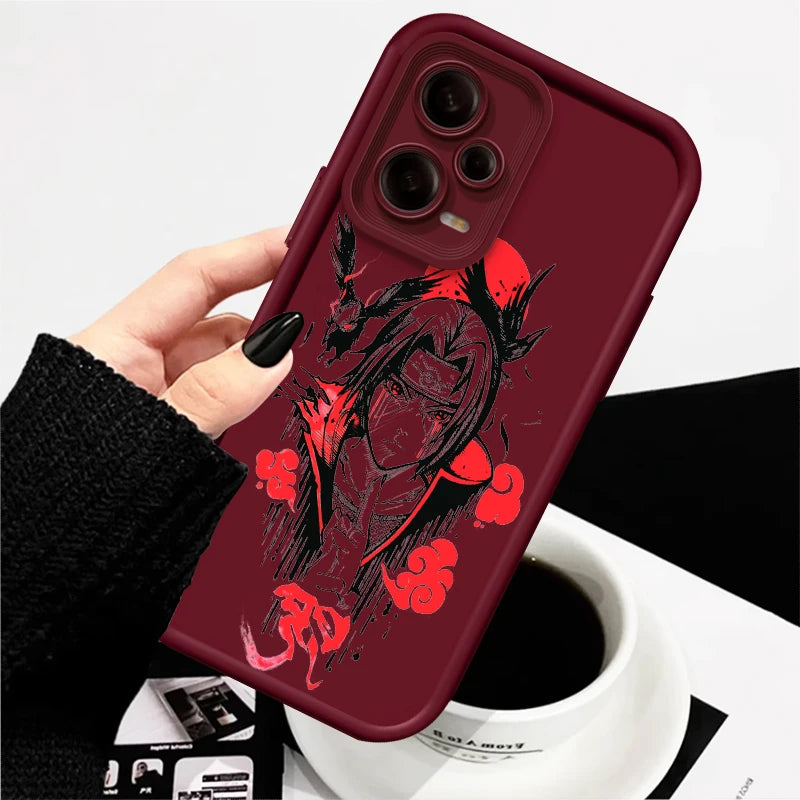 Anime Naruto Fashion Cool Cute Eye Ladder For Xiaomi Redmi Note 13 12 12C 11 11S 10 10C 10A 9C 9A Pro 5G TPU Phone Case
