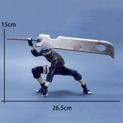New NARUTO Kakashi Hatake Anime Figure Toys Naruto PVC Action Figurine Cartoon Model Dolls Ornaments Birthday Gifts Kids