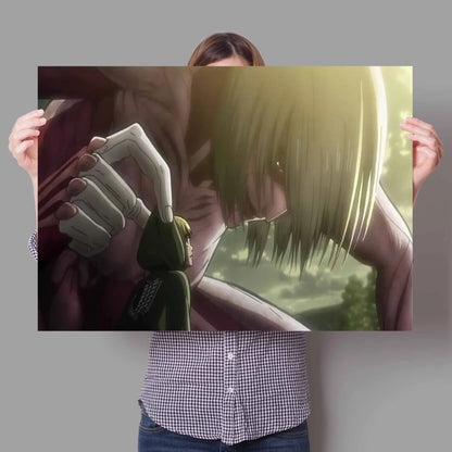 Anime Attack On Titan Canvas Poster  Artistic Wall Decor for Bedroom Living Room Perfect Quality Home Decoration