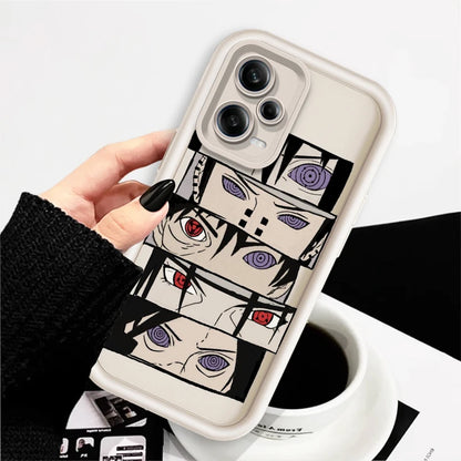 Anime Naruto Fashion Cool Cute Eye Ladder For Xiaomi Redmi Note 13 12 12C 11 11S 10 10C 10A 9C 9A Pro 5G TPU Phone Case