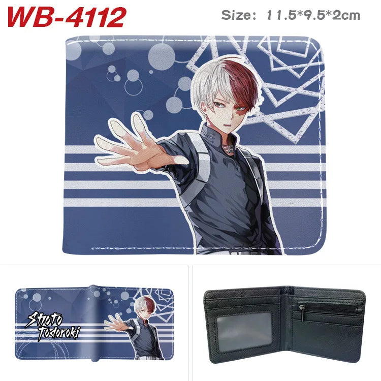 My Hero Academia Cartoon Short Wallet Anime Coin Purse with Card Holder