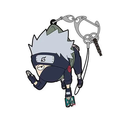 Anime Ninja Uzumaki Hatake Kakashi Uchiha Itachi Jiraiya  Acrylic Keychain Women Jewelry Gift Figures Toys
