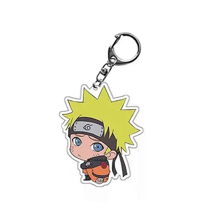 Anime Ninja Uzumaki Hatake Kakashi Uchiha Itachi Jiraiya  Acrylic Keychain Women Jewelry Gift Figures Toys