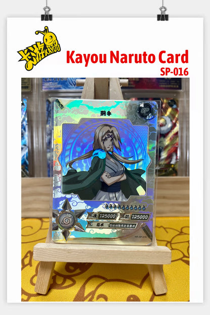 Kayou Genuine Anime Naruto Card SP Full Series No.001-040 Gaara Uzumaki Naruto Namikaze Minato Rare Collection Card Toy Gift