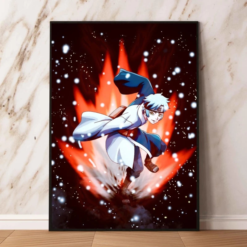Print On Canvas Naruto High Quality Art Wall Decor Gifts Children's Bedroom Decor Modular Prints Poster Home Hanging