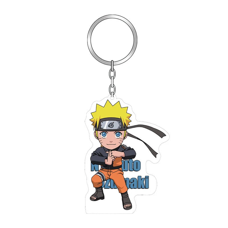 Anime Naruto Akatsuki Uchiha Itachi Acrylic Gift Girl Pendant Jewelry Cute Creative Keychain Fashion Bag Ornaments Key Ring