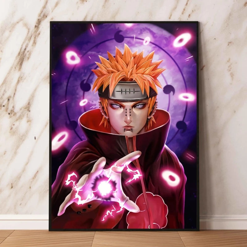 Print On Canvas Naruto High Quality Art Wall Decor Gifts Children's Bedroom Decor Modular Prints Poster Home Hanging