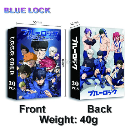 LOMO Card 30Pcs/Set Anime Sailor Moon One Piece Naruto JOJO SAO Cards Photocards Hobby Game Collection Toys For Children Gifts