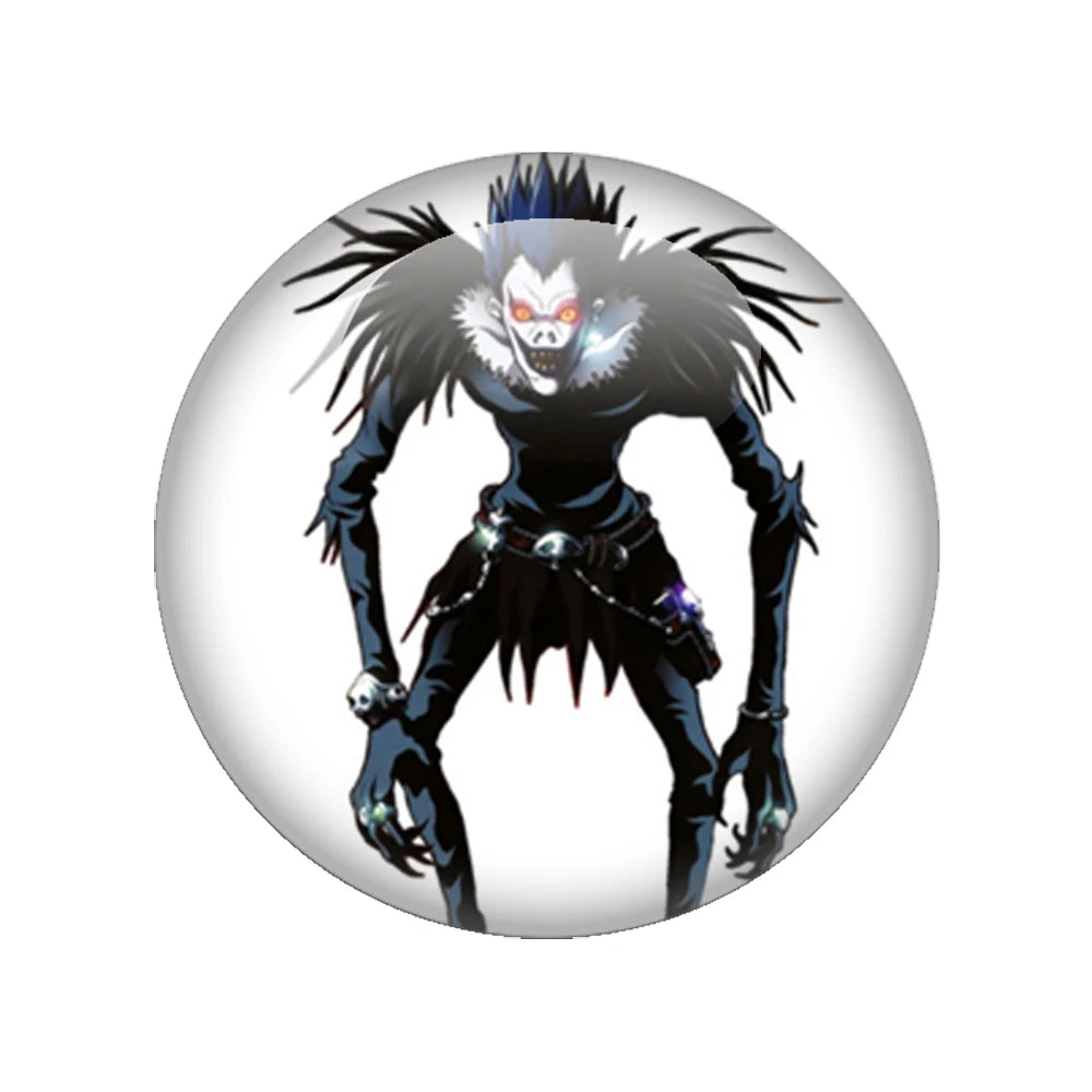 Death Note Sign Photo 12mm-40mm Anime Photo Glass Cabochon Demo Flat Back Making Findings Jewelry Findings