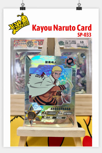 Kayou Genuine Anime Naruto Card SP Full Series No.001-040 Gaara Uzumaki Naruto Namikaze Minato Rare Collection Card Toy Gift