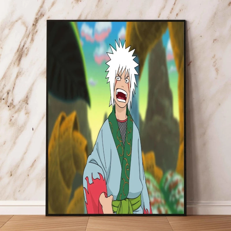 Print On Canvas Naruto High Quality Art Wall Decor Gifts Children's Bedroom Decor Modular Prints Poster Home Hanging
