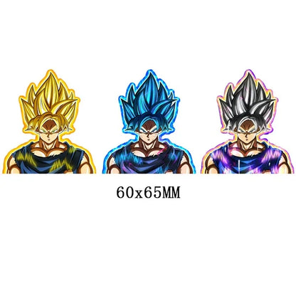 1 Piece Anime Naruto Dragon Ball Z Goku/Vegeta Magic Motion Small Stickers Waterproof Decals for Phone,cup,laptop Etcs Toy Gifts