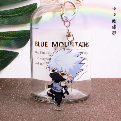 Anime Tobi Uchiha Obito Itachi Madara Uzumaki Hatake Kakashi Hyuga Hinata Deidara Acrylic Keychains Pendants Figure Toys Gifts