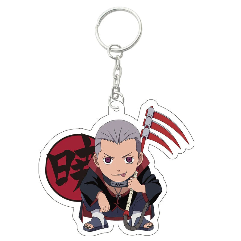 Anime Naruto Akatsuki Uchiha Itachi Acrylic Gift Girl Pendant Jewelry Cute Creative Keychain Fashion Bag Ornaments Key Ring