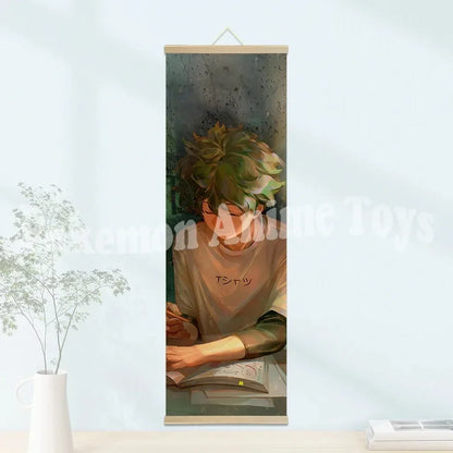 My Hero Academia Poster: Hanging Scroll, HD Quality Wall Art, Retro Posters for Home Room Wall Decoration