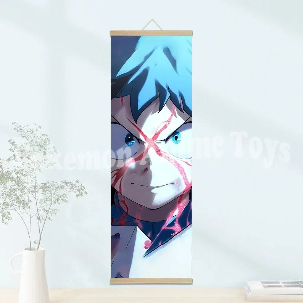 My Hero Academia Poster: Hanging Scroll, HD Quality Wall Art, Retro Posters for Home Room Wall Decoration