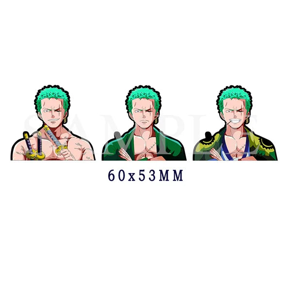 1 Piece Anime Naruto Dragon Ball Z Goku/Vegeta Magic Motion Small Stickers Waterproof Decals for Phone,cup,laptop Etcs Toy Gifts