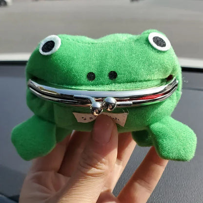 Bandai Anime Frog Wallet Coin Purse Key Chain Cute Novelty Adorable Cartoon Cosplay Figure Bag Accessories Gifts