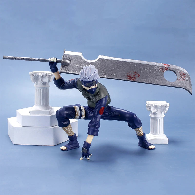 New NARUTO Kakashi Hatake Anime Figure Toys Naruto PVC Action Figurine Cartoon Model Dolls Ornaments Birthday Gifts Kids