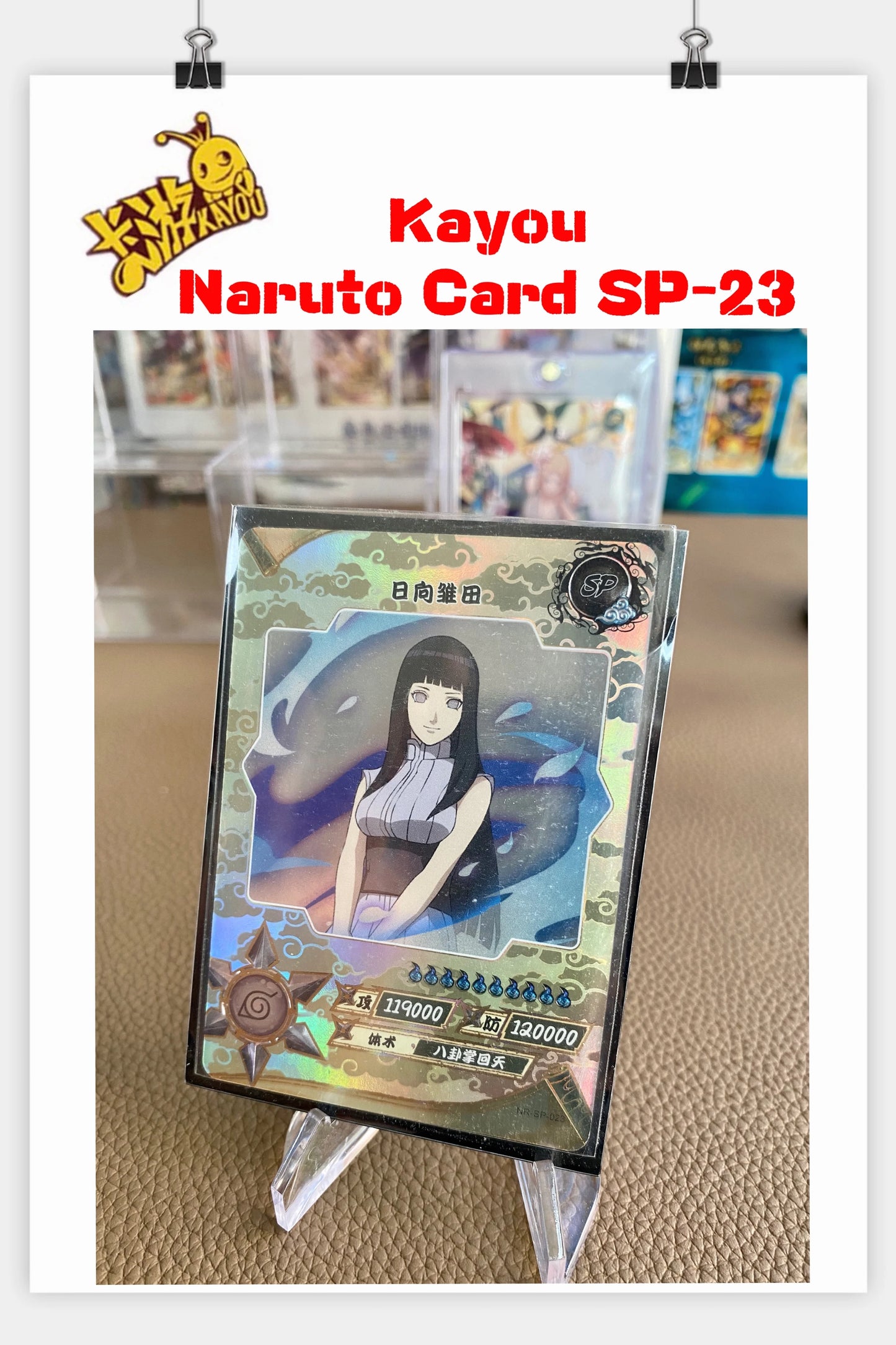 Kayou Genuine Anime Naruto Card SP Full Series No.001-040 Gaara Uzumaki Naruto Namikaze Minato Rare Collection Card Toy Gift
