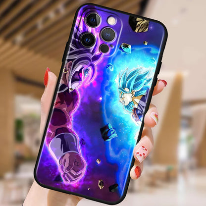 G-Goku D-Dragon Ball Z Art For Apple iPhone 15 14 13 12 Pro Max Mini 11 Pro XS Max X XR 6 7 8 Plus SE 2020 Black Soft Phone Case