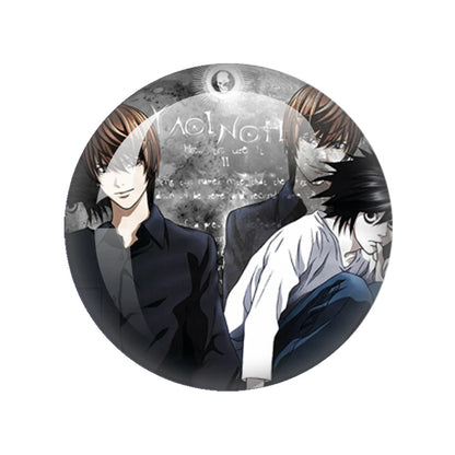 Death Note Sign Photo 12mm-40mm Anime Photo Glass Cabochon Demo Flat Back Making Findings Jewelry Findings
