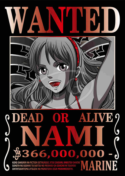 One Piece Pastable Canvas Painting Anime Figure Luffy All Characters WANTED HD Print Picture for Bedroom Wall Decoration Poster