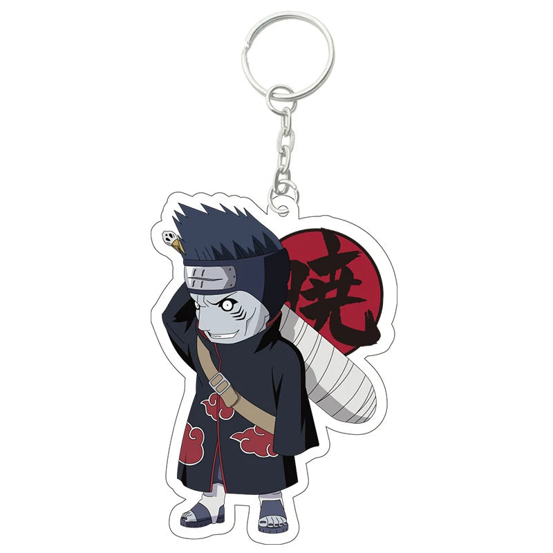 Anime Naruto Akatsuki Uchiha Itachi Acrylic Gift Girl Pendant Jewelry Cute Creative Keychain Fashion Bag Ornaments Key Ring