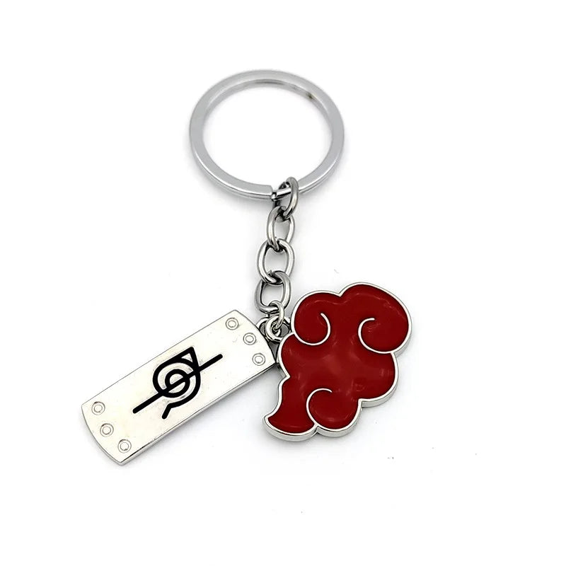 New Pendant Keychains Uzumaki Naruto Anime Figures Accessories Akatsuki Itachi Manga Men Key Chain Fans Gift Kids Toys Keyrings