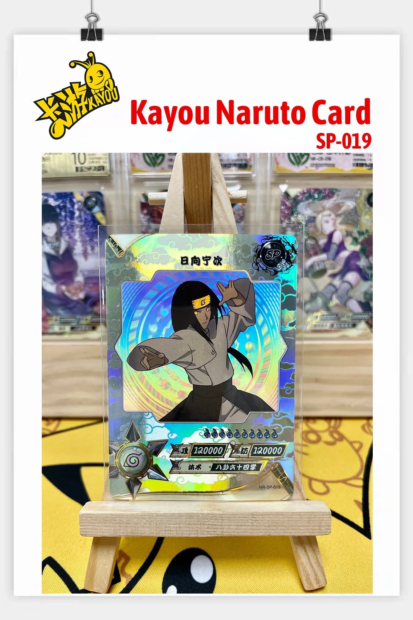 Kayou Genuine Anime Naruto Card SP Full Series No.001-040 Gaara Uzumaki Naruto Namikaze Minato Rare Collection Card Toy Gift