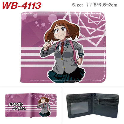 My Hero Academia Cartoon Short Wallet Anime Coin Purse with Card Holder