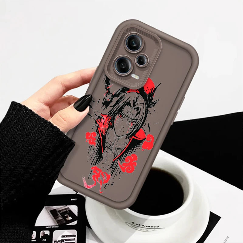 Anime Naruto Fashion Cool Cute Eye Ladder For Xiaomi Redmi Note 13 12 12C 11 11S 10 10C 10A 9C 9A Pro 5G TPU Phone Case
