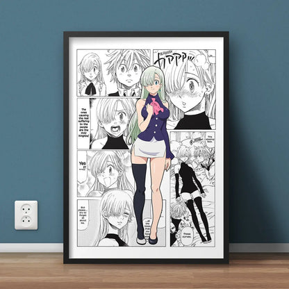 My Hero Academia Canvas Poster  Anime Wall Art for Living  Kids Room Decor