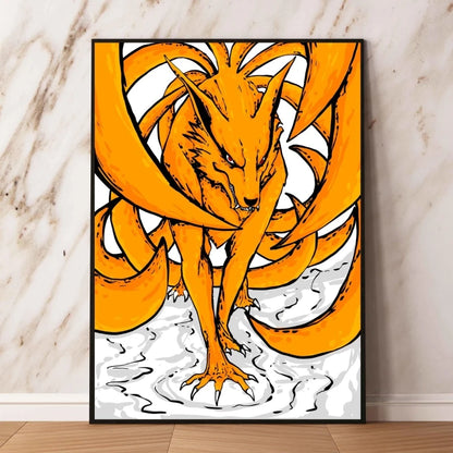 Print On Canvas Naruto High Quality Art Wall Decor Gifts Children's Bedroom Decor Modular Prints Poster Home Hanging