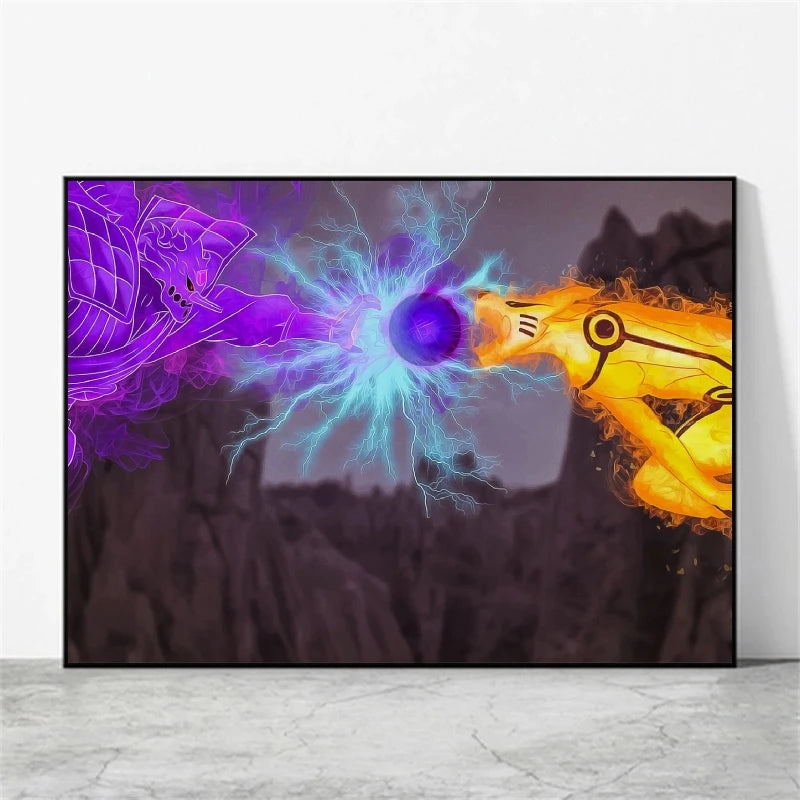 Print On Canvas Naruto High Quality Art Wall Decor Gifts Children's Bedroom Decor Modular Prints Poster Home Hanging