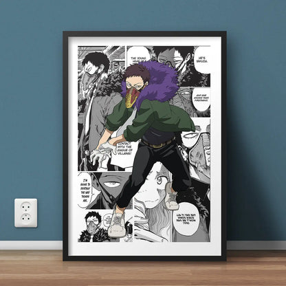 My Hero Academia Canvas Poster  Anime Wall Art for Living  Kids Room Decor