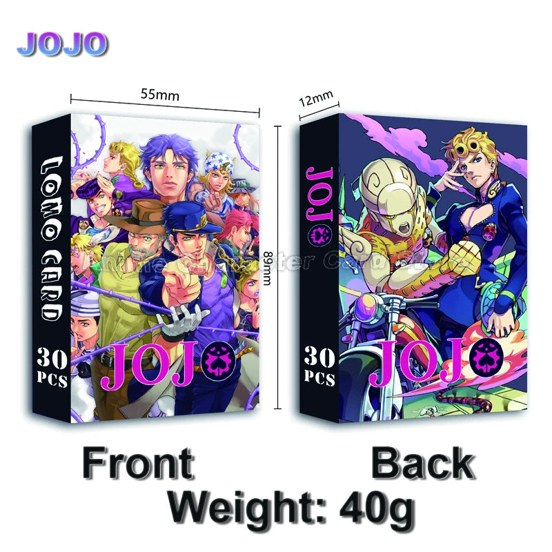LOMO Card 30Pcs/Set Anime Sailor Moon One Piece Naruto JOJO SAO Cards Photocards Hobby Game Collection Toys For Children Gifts